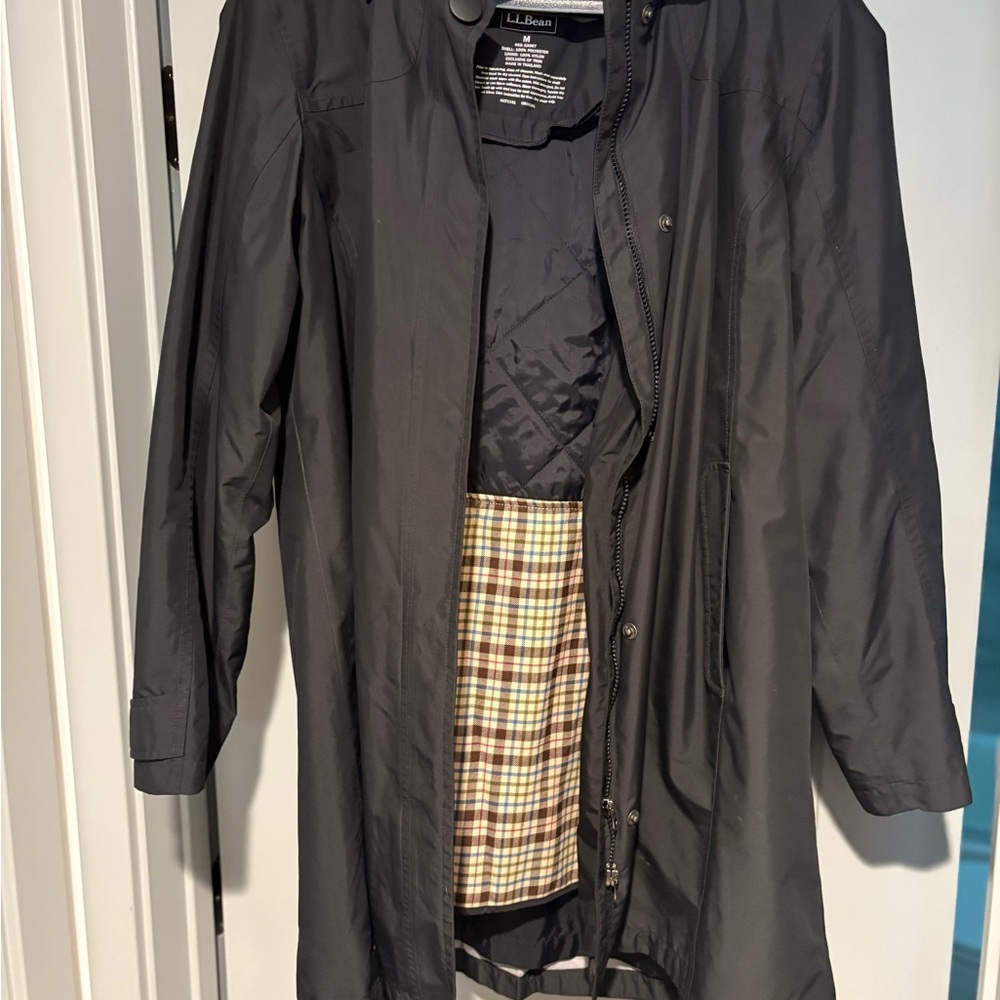 L.L. Bean Charcoal Gray Coat